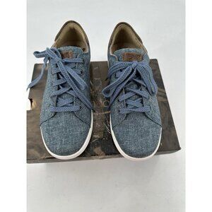 NIB Chaco Ionia Lace Denim Lace Up Low Top Sneakers 6M Casual Women's